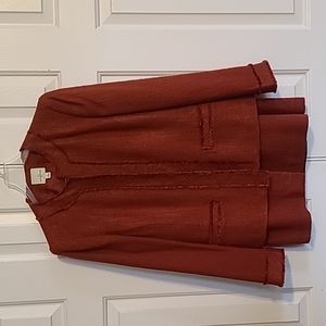 Ann Klein two pieces- jacket and skirt suit. Burnt orange size 8